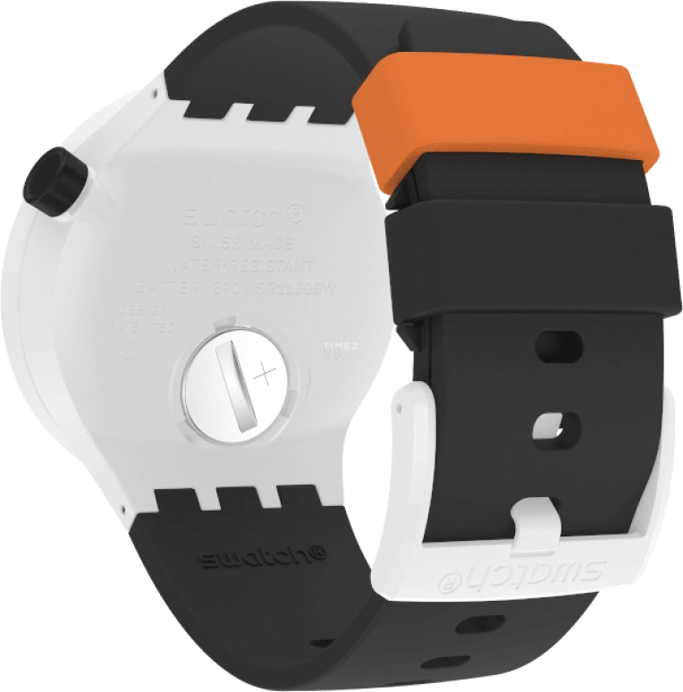 Swatch,THE BOLD 47mm,47mm,Bioceramic,Ceramic,Orange,SB03M104