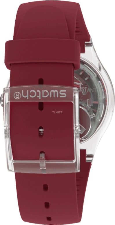 Swatch,Originals 41mm,41mm,Plastic,Pink,Sapphire,Crystal Glass,SUOK717