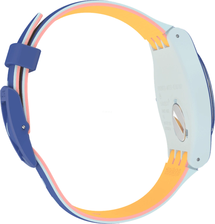 Swatch,Originals 41mm,41mm,Plastic,Blue,SUOS403