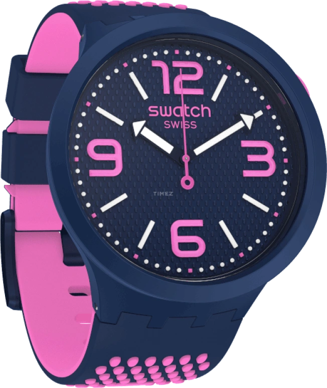 Swatch,THE BOLD 47mm,47mm,Plastic,Black,SO27N103