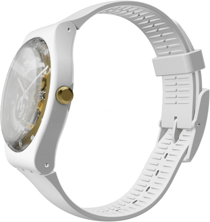 Swatch,Originals 41mm,41mm,Plastic,Yellow,SUOZ148