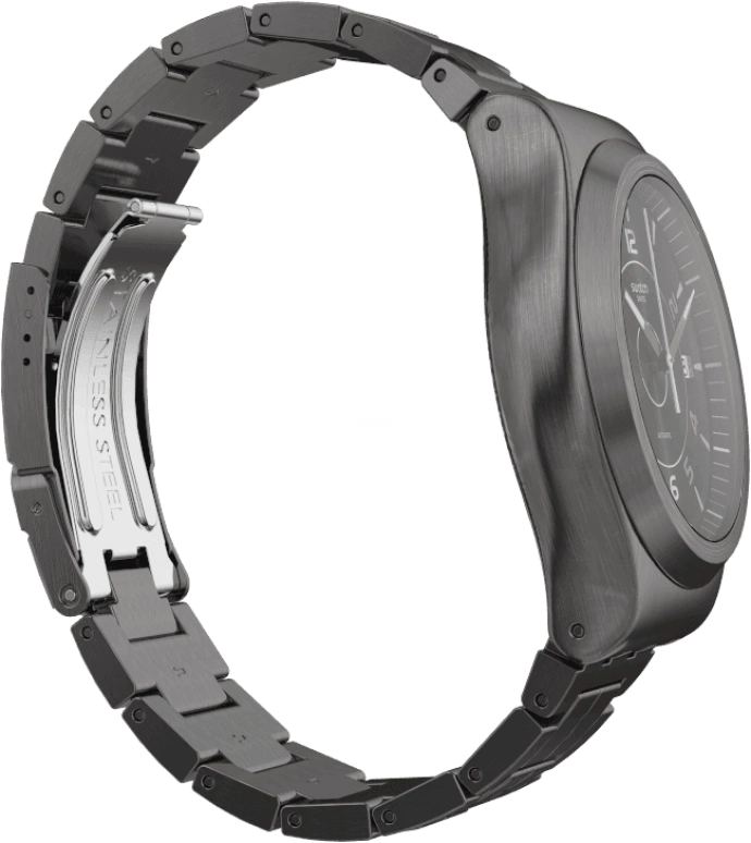 Swatch,IRONY 42mm,42mm,Stainless Steel,Open,YIM400G
