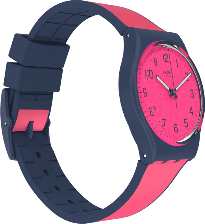 Swatch,Originals 34mm,34mm,Plastic,Pink,GN264