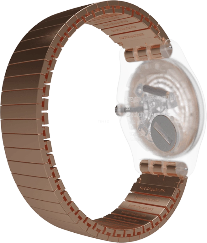 Swatch,Originals 41mm,41mm,Plastic,Gold,SUOK707