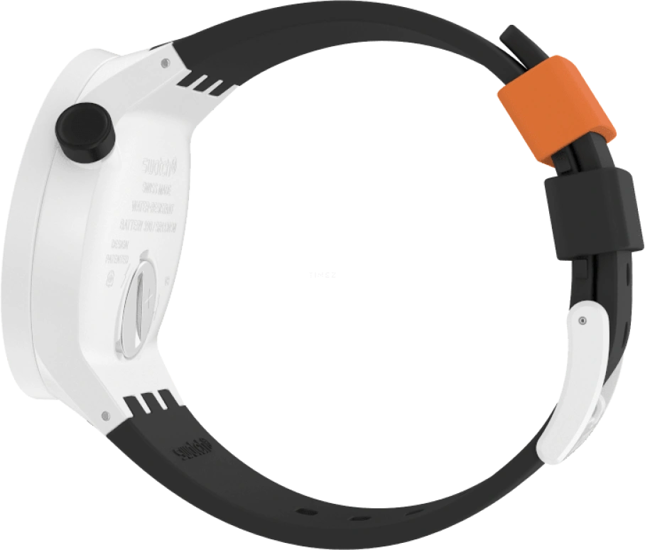 Swatch,THE BOLD 47mm,47mm,Bioceramic,Ceramic,Orange,SB03M104