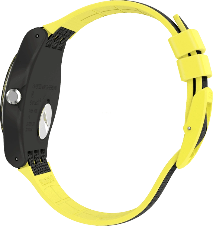 Swatch,Originals 41mm,41mm,Plastic,Black,SUOB406