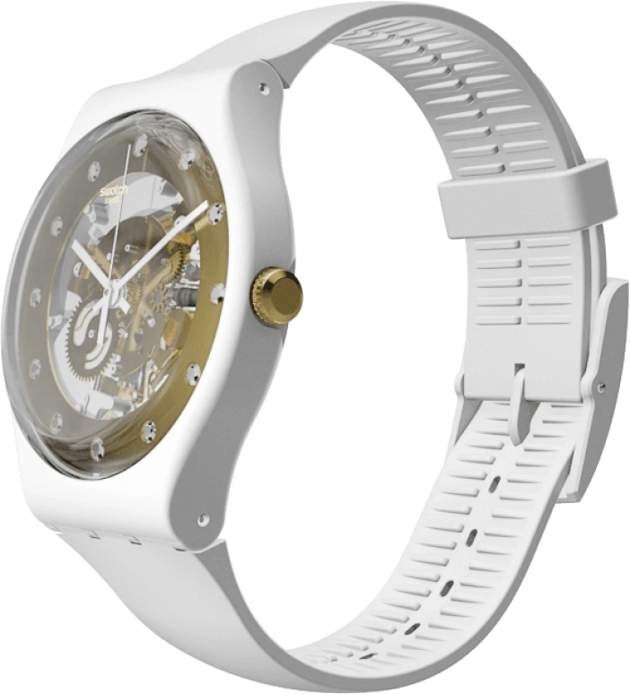 Swatch,Originals 41mm,41mm,Plastic,Yellow,SUOZ148