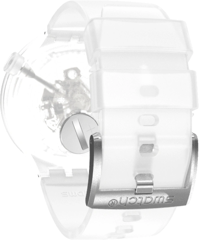 Swatch,CLEAR 47mm,47mm,Open,SB01K100