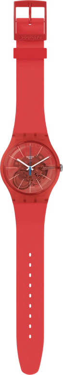 Swatch,Originals 41mm,41mm,Plastic,Red,SUOO105