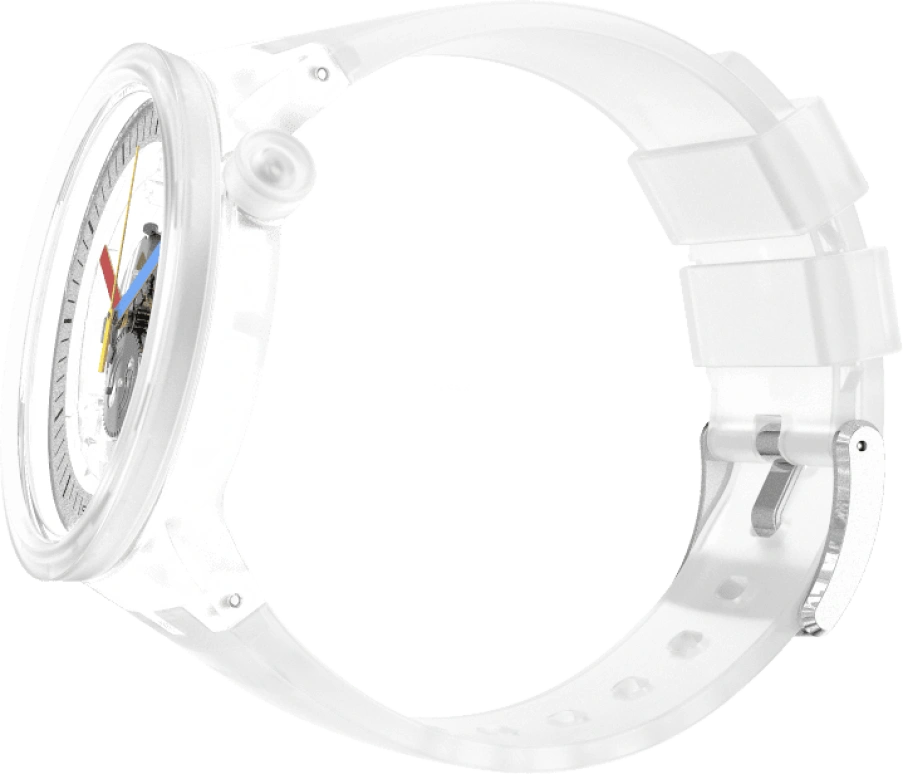 Swatch,CLEAR 47mm,47mm,Open,SB01K100