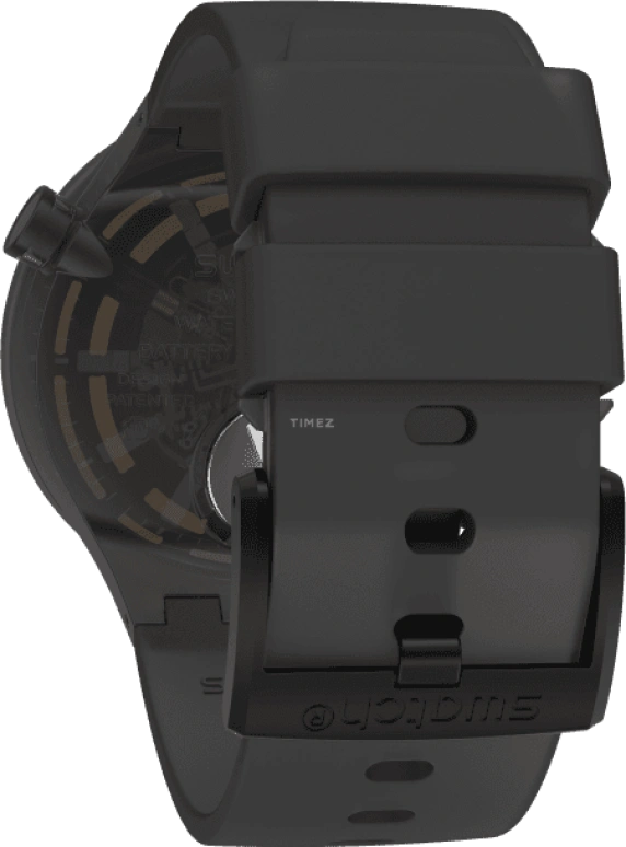 Swatch,THE BOLD 47mm,47mm,Plastic,Coffee,Brown,SO27B115