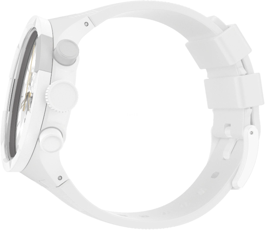 Swatch,THE BOLD 47mm,47mm,Plastic,White,Sapphire,Crystal Glass,SB02W400