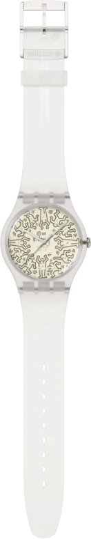 Swatch,Originals 41mm,41mm,Bio-sourced,Cream,Quartz,Sapphire,Round,SO29Z145