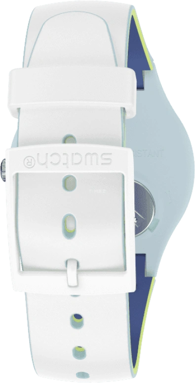 Swatch,Originals 41mm,41mm,Plastic,White,SUOS404