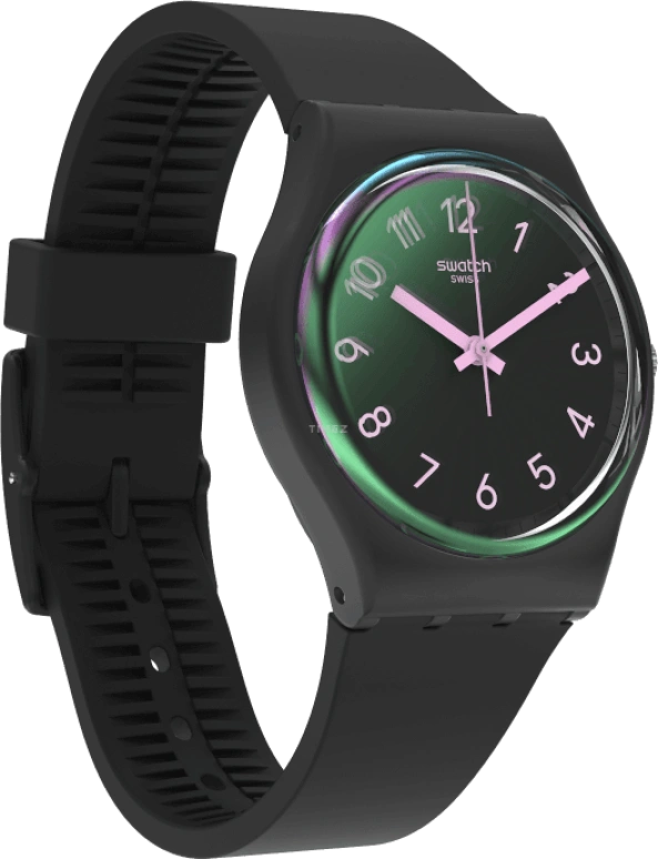 Swatch,Originals 34mm,34mm,Plastic,Black,Closed,GB330