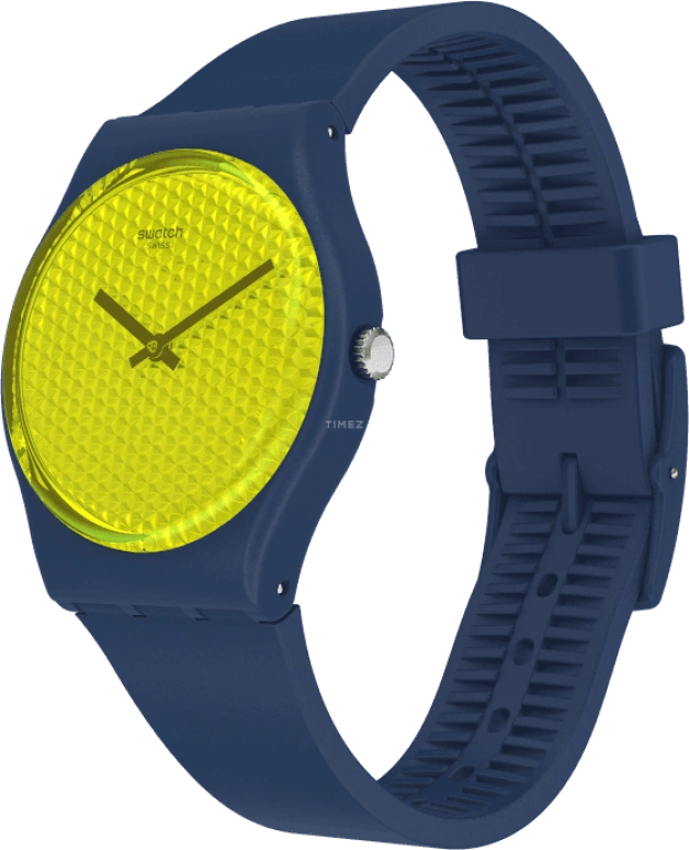 Swatch,Originals 34mm,34mm,Plastic,Yellow,GN266