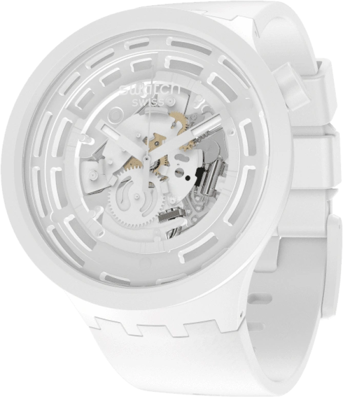 Swatch,THE BOLD 47mm,47mm,Ceramic,SB03W100