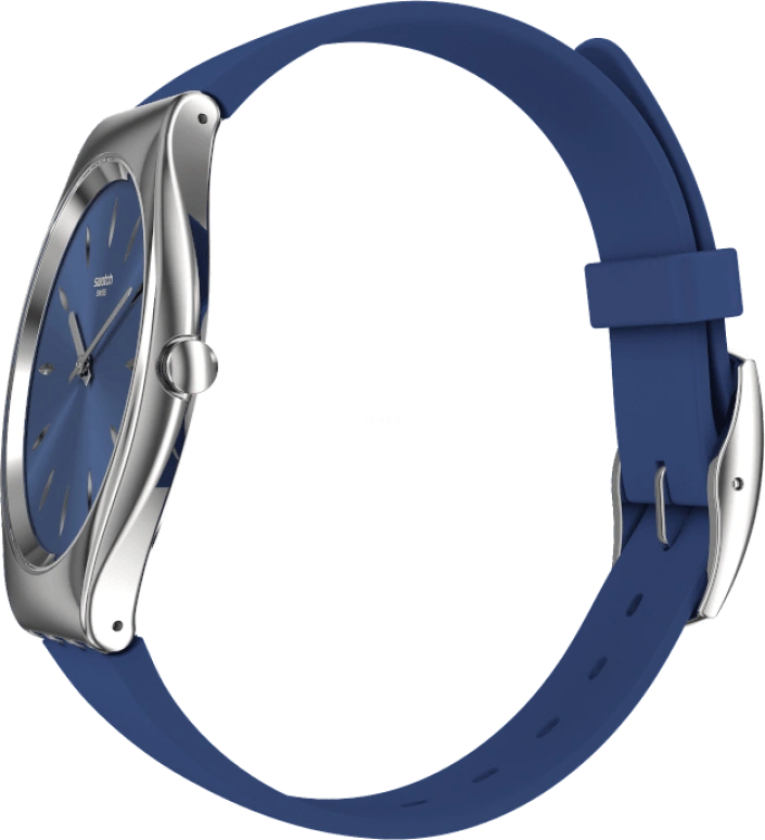 Swatch,SKIN 38mm,38mm,Blue,Sapphire,Crystal Glass,SYXS132