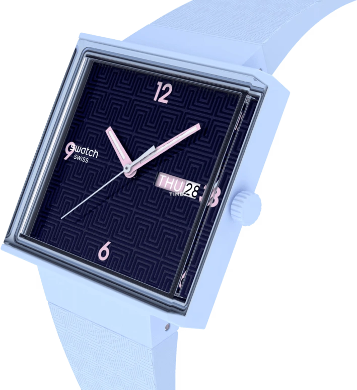 Swatch,Originals 41.80mm,41.80mm,Bioceramic,Dark Blue,Quartz,Date,Day,SO34L701