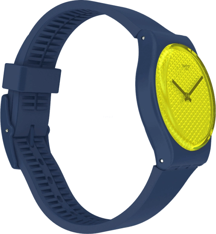 Swatch,Originals 34mm,34mm,Plastic,Yellow,GN266