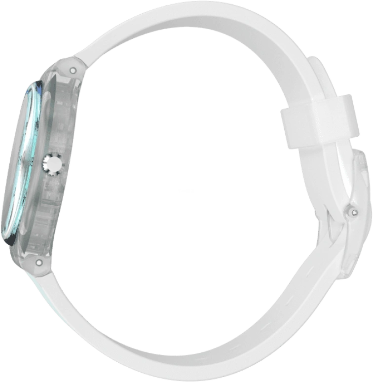 Swatch,Originals 34mm,34mm,Plastic,Blue,Pink,Sapphire,Crystal Glass,GE713