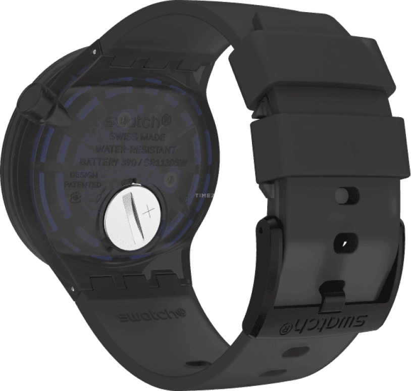 Swatch,THE BOLD 47mm,47mm,Plastic,Blue,SO27B111