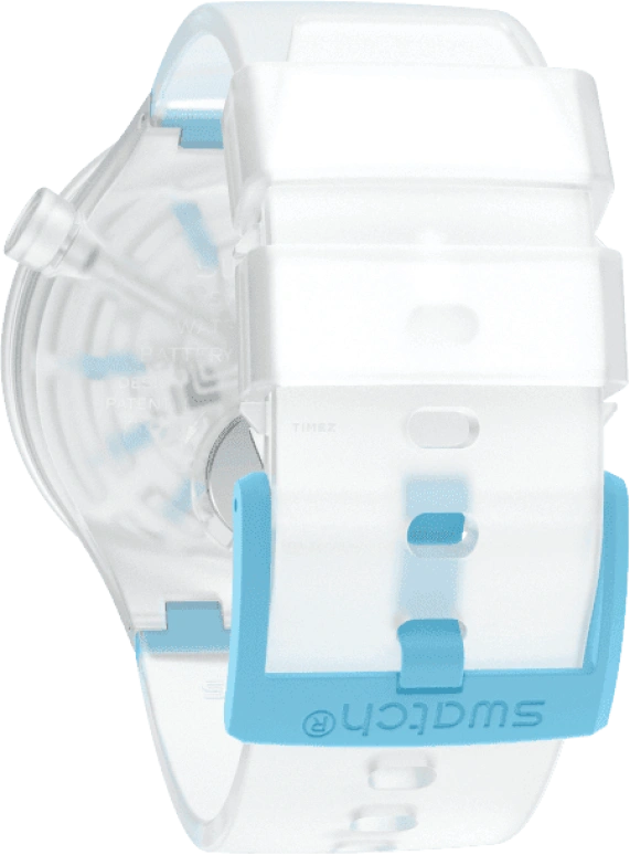 Swatch,THE BOLD 47mm,47mm,Plastic,White,SO27E105