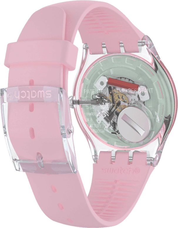 Swatch,Originals 41mm,41mm,Plastic,Pink Red,Red,SUOK710