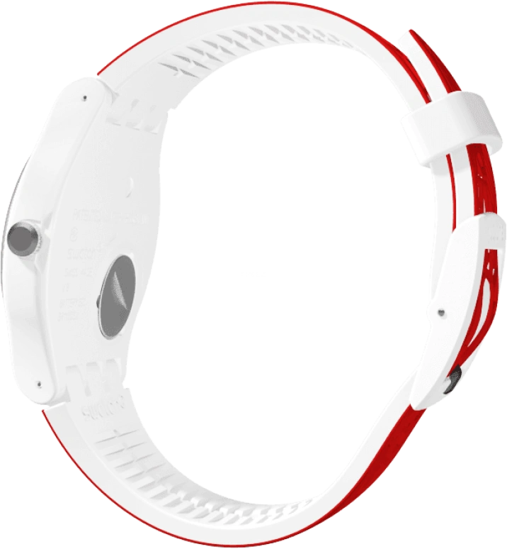 Swatch,Originals 41mm,41mm,Plastic,White,Closed,SUOZ259C
