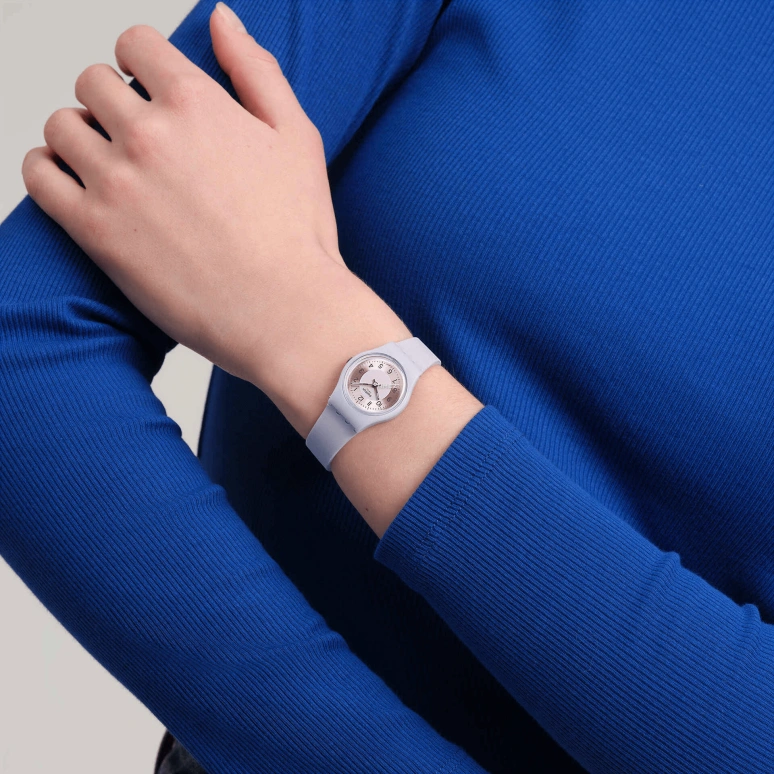 Swatch,Originals 25mm,25mm,Plastic,Purple,Quartz,Round,LV121