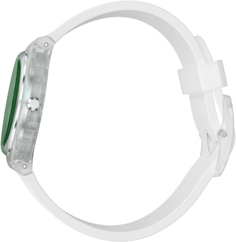 Swatch,Originals 34mm,34mm,Plastic,Pink,Green,Sapphire,Crystal Glass,GE714