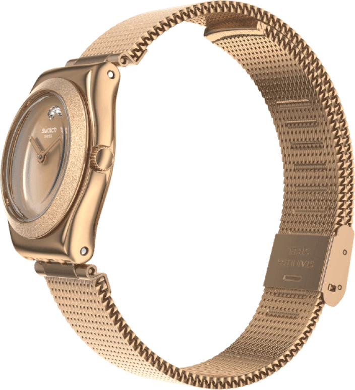 Swatch,IRONY 25x28.70mm,25x28.70mm,Rose Gold,YSG166M