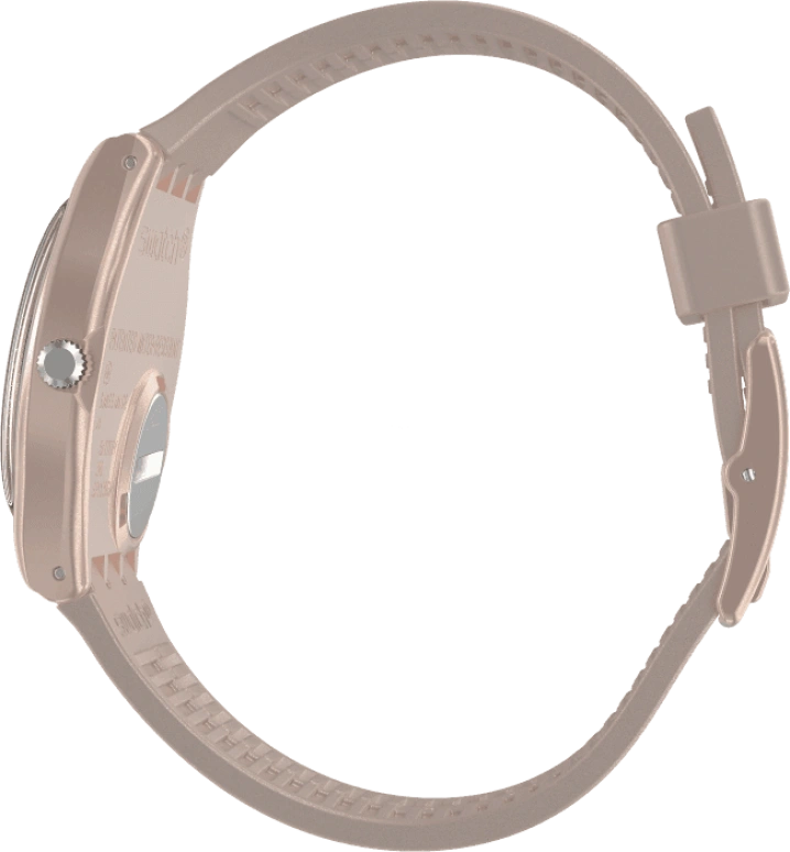 Swatch,Originals 34mm,34mm,Plastic,Pink,Sapphire,Crystal Glass,GP403