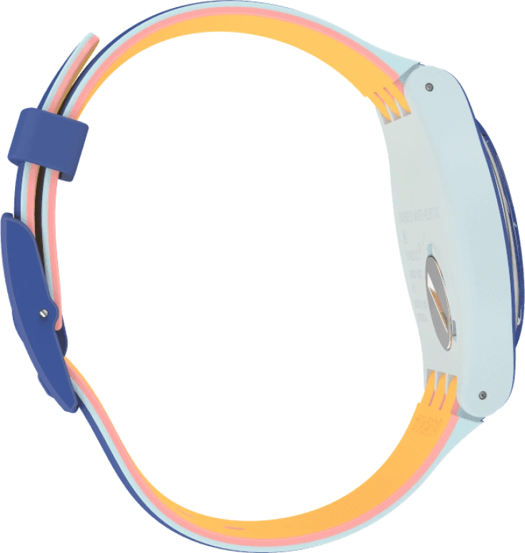 Swatch,Originals 41mm,41mm,Plastic,Blue,SUOS403