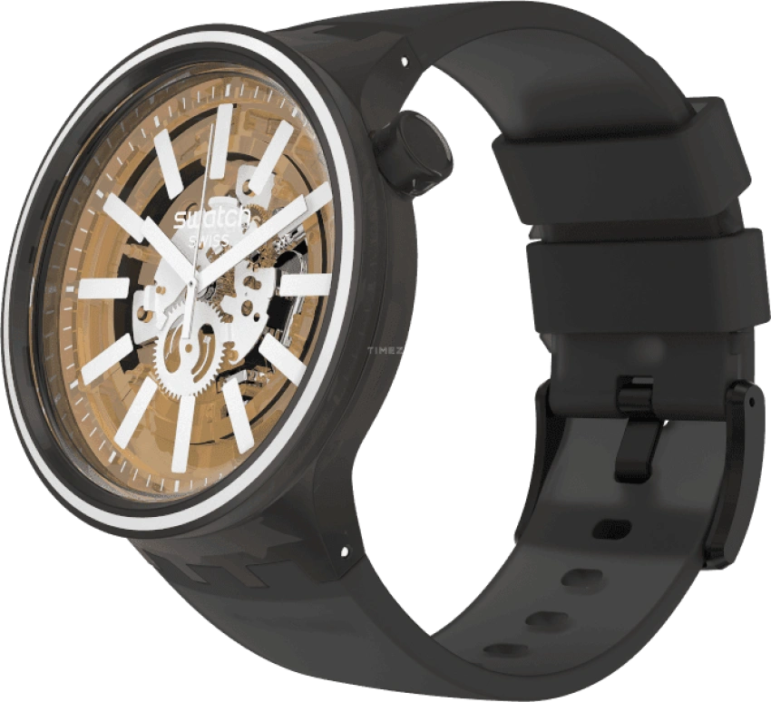 Swatch,THE BOLD 47mm,47mm,Plastic,Yellow,SO27B114