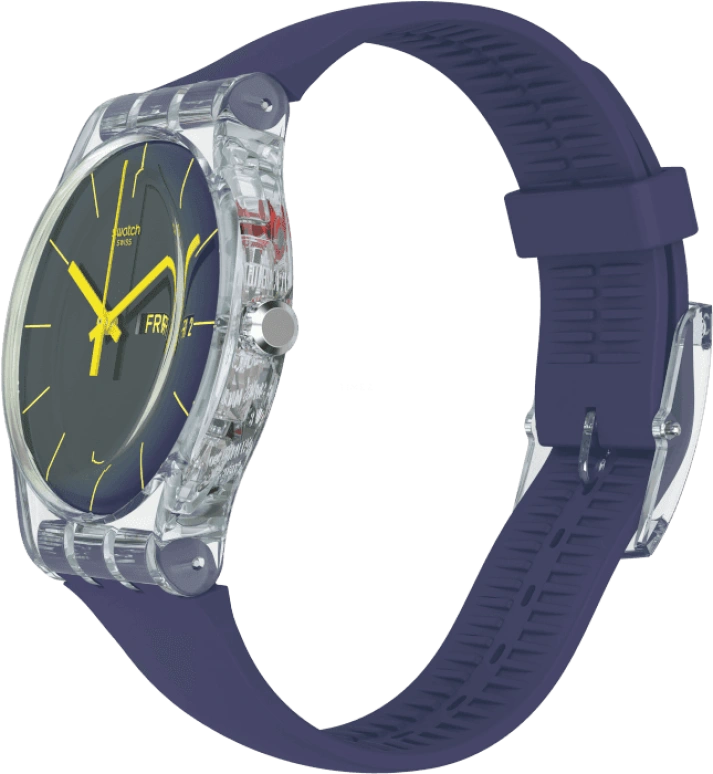 Swatch,Originals 41mm,41mm,Plastic,Purple,SUOK712