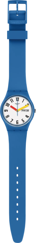 Swatch,Originals 34mm,34mm,Plastic,White,Quartz,Date,Day,GS703