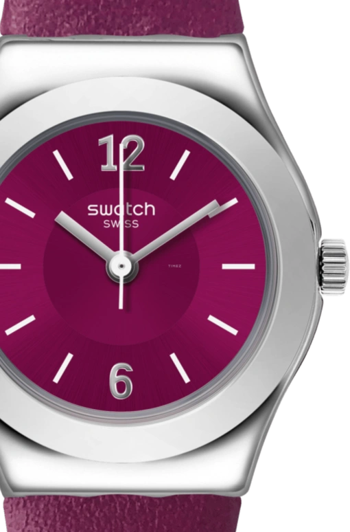 Swatch,IRONY 25mm,25mm,Red,Sapphire,Crystal Glass,YSS330