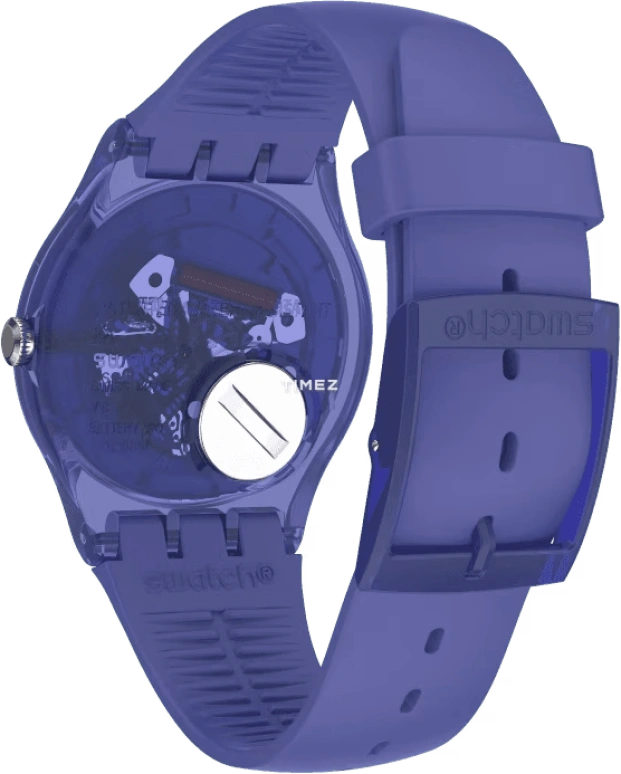 Swatch,Originals 41mm,41mm,Plastic,Purple,Quartz,Tonneau,SUOV106