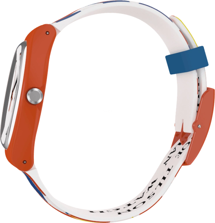 Swatch,Originals 41mm,41mm,Plastic,White,Sapphire,Crystal Glass,SUOZ312S