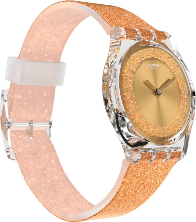 Swatch,Originals 34x39.20mm,34x39.20mm,Plastic,Orange,GE285