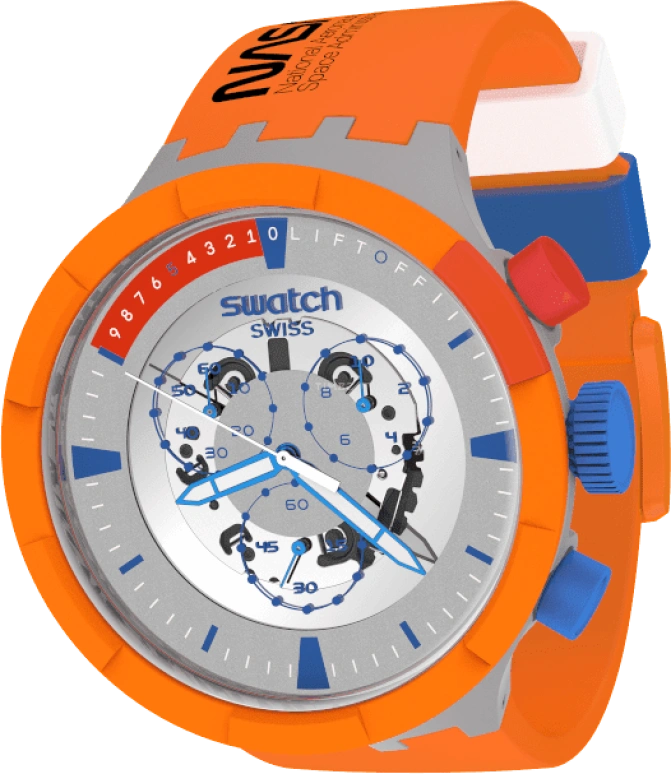 Swatch,THE BOLD 47mm,47mm,Bioceramic,Ceramic,Sapphire,Crystal Glass,SB04Z401