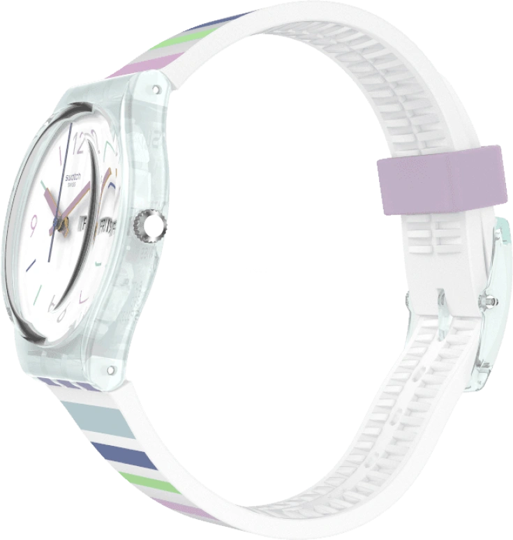 Swatch,Originals 34mm,34mm,Plastic,White,Open,GL702