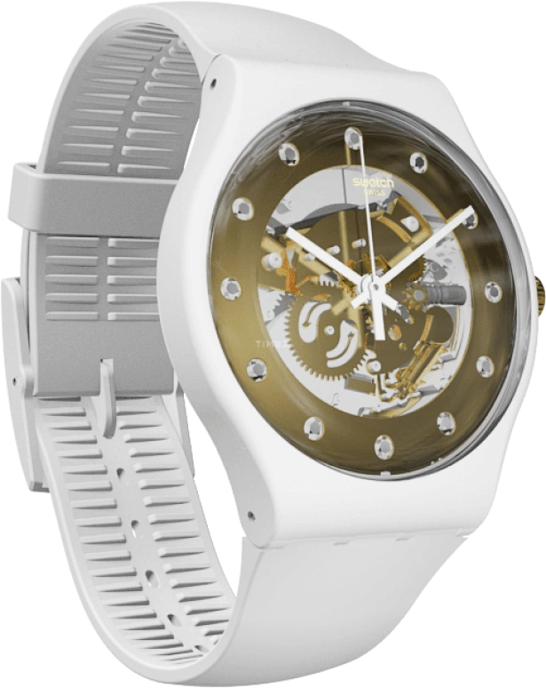 Swatch,Originals 41mm,41mm,Plastic,Yellow,SUOZ148