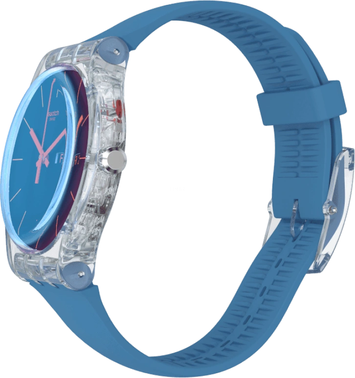 Swatch,Originals 41mm,41mm,Plastic,Blue,SUOK711