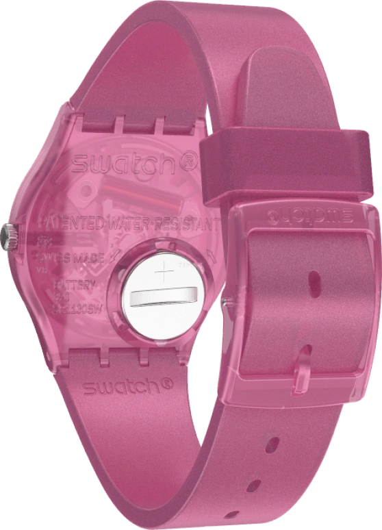 Swatch,Originals 34mm,34mm,Pink,Open,GP170