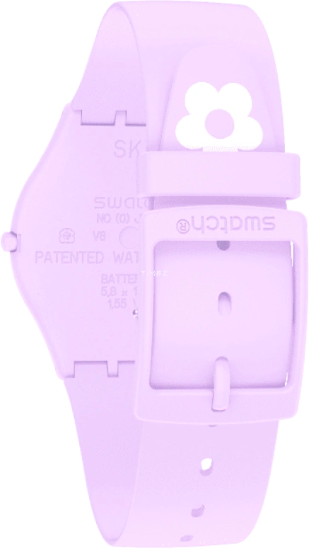 Swatch,SKIN 34mm,34mm,Ceramic,Multi-Color,Quartz,Round,Pink,SS09V101