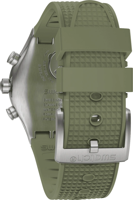 Swatch,IRONY 43mm,43mm,Stainless Steel,Green,YVS488