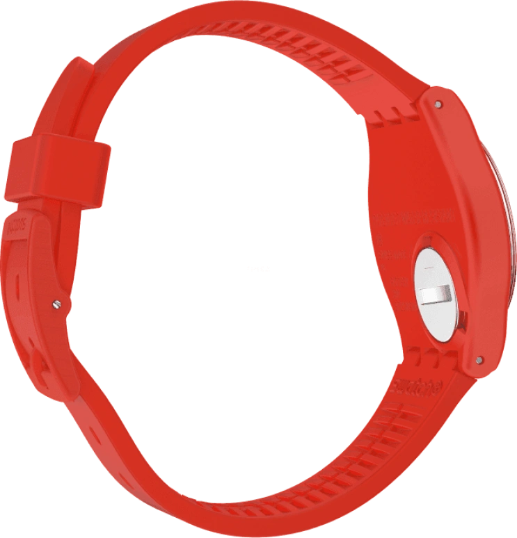 Swatch,Originals 34mm,34mm,Plastic,Red,GR183