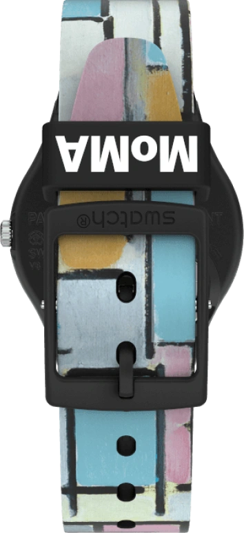 Swatch,Originals 34mm,34mm,Plastic,Pink,Closed,GZ350
